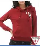 guess femmes veste mode 2012-2019U hoodie mot haut rouge